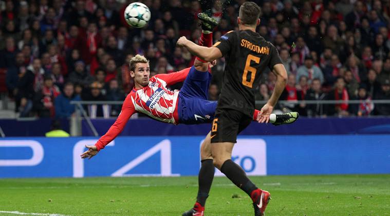 Stunning overhead kick gets Antoine Griezmann going again - Antoine 759