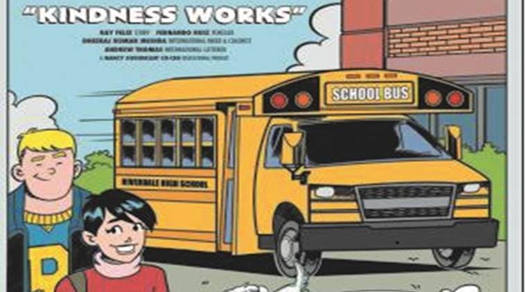 archie comics, scarlet in archie comics, kindness works, moose indian express
