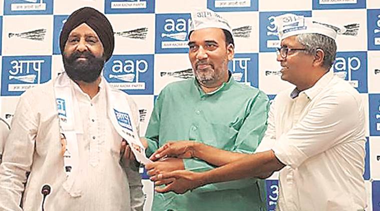 Surendra Pal Singh Bittu, Delhi Congress, AAP, Aam Aadmi Party, Arvind Kejriwal, India News, Delhi News, BJP, Delhi AAP, Indian Express