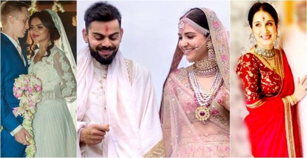 celebrity brides of 2017 style, anushka sharma wedding, virat kohli wedding, indian celebrity wedding, indian express, indian express news