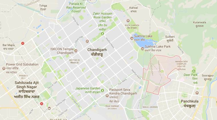 chandigarh, Chandigarh chemical godown, Chandigarh fire, Chandigarh news, indian express