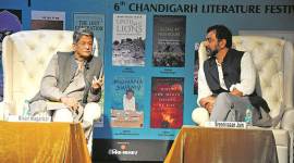 Author Kiran Nagarkar, Sreenivasan Jain, chandigarh lit fest, chandigarh news, chandigarh literature festival