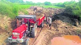 DA 759 Derabassi, Derabassi illegal miming, Derabassi mining, Chandigarh News, Indian Express, Indian Express News