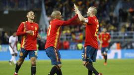 david silva, silva, spain, costa rica, international friendly, alvaro morata, jordi alba, football, sports news, indian express