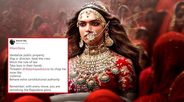 padmavati, padmavati row, deepika padukone, sanjay leela bhansali, karni sena, karni sena member, rajput community, padmavati controversy, deepika padukone cut off nose, indian express, indian express news