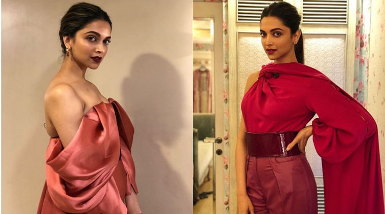 Deepika Padukone is an absolute stunner in different shades of red