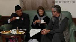Farooq Abdullah, Omar Abdullah, sachin Pilot, The Splendor of Kashmir, Varuna Anand,