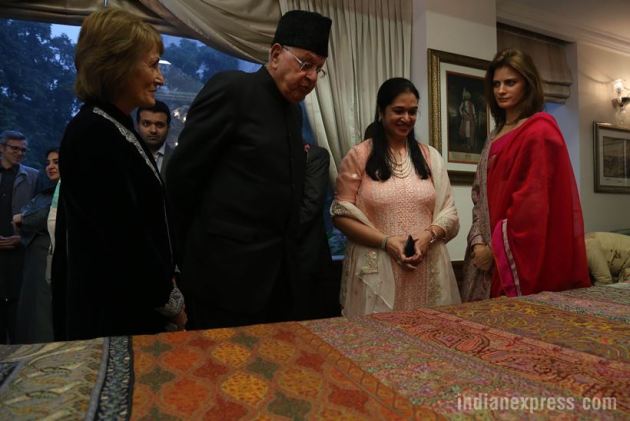 Farooq Abdullah, Omar Abdullah, sachin Pilot, The Splendor of Kashmir, Varuna Anand,