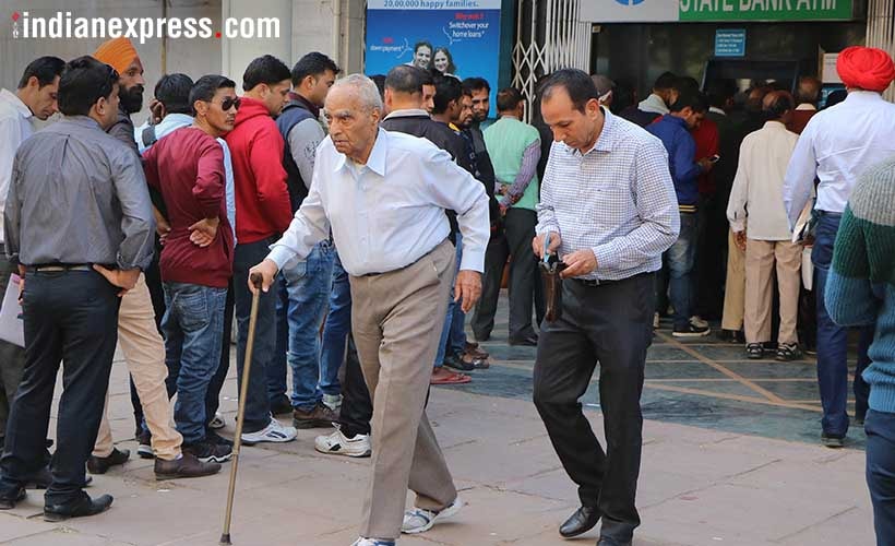 demonetisation, black day, demonetisation menace, demonetisation period pictures, note ban, note ban difficulties, Narendra Modi, Modi demonetisation, demonetisation anniversary