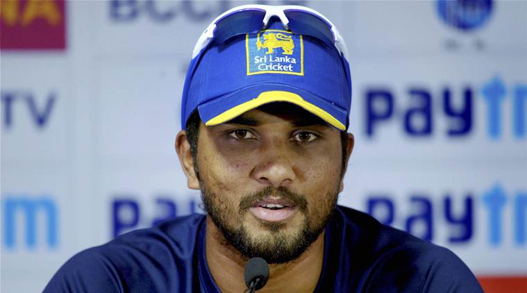 Dinesh Chandimal, india vs sri lanka, ind vs sl, sri lanka national cricket team, cricket, Nagpur, indian express