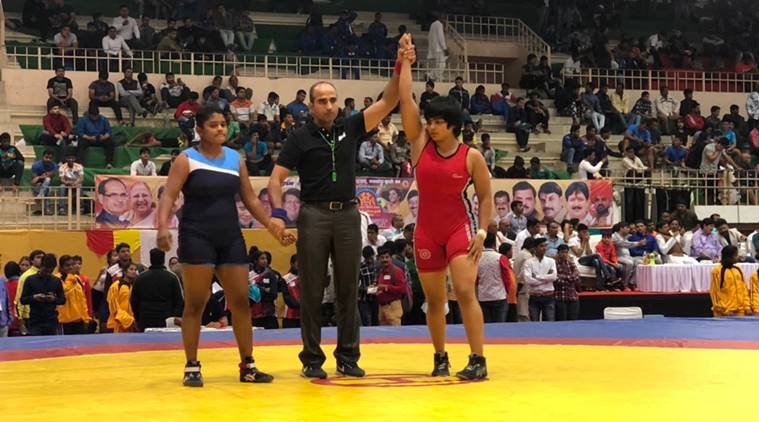 Divya Kakran won her first gold medal in national Wrestling championship