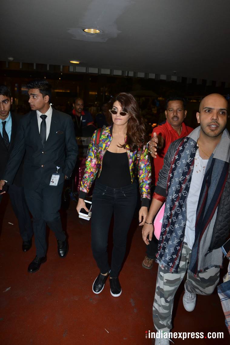 Jacqueline Fernandez, Jacqueline Fernandez fashion, Jacqueline Fernandez style, Jacqueline Fernandez airport style, Jacqueline Fernandez news, Jacqueline Fernandez latest photos, Jacqueline Fernandez in gucci, celeb fashion, bollywood fashion, indian express, indian express news