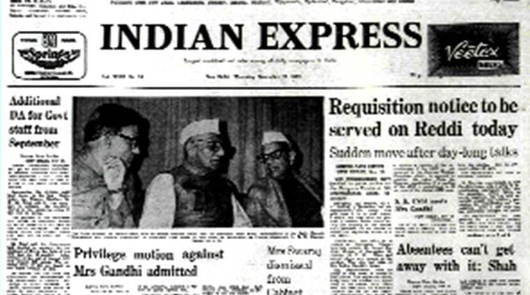 November 17 1977, indian express Forty Years Ago, Forty Years Ago, sushma swaraj
