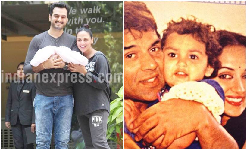 Esha Deol, Esha Deol birthday, Esha Deol photo, Radhaya Takhtani, Dharmendra, Hema Malini, Radhaya Takhtani pictures, Ahana Deol, esha baby Radhaya Takhtani