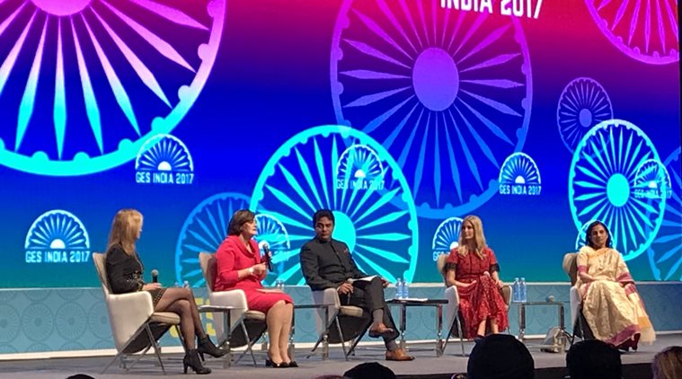 Ivanka trump, Ivanka Trump Hyderabad, narendra modi, Global Entrepreneurship Summit 2017, Chanda kochhar, Cherie blair, GES 2017, india news, indian express news