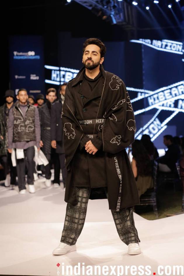 Ayushmann Khurrana, GQ Fashion Nights 2017. GQ fashion night pictures, Radhika Apte, Rajkummar Rao, Indian express, Indian express news