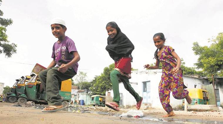 Mayor Gautam Shah has visited Juhapura five times in his two-year tenure, most recently for an underground borewell project.