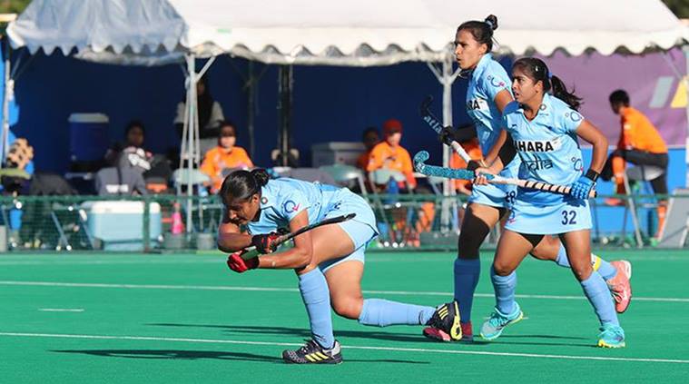 india vs Kazakhstan, indian hockey, india women hockey team, Women's Asia Cup, Gurjit Kaur, hockey news, sports news, indian express