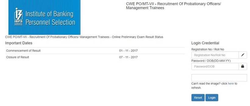 ibps po result 2017, ibps.in, ibps, ibps po, ibps po result, ibps.in result, ibps 2017 result, ibps po prelim result, jobs, govt jobs, indian express