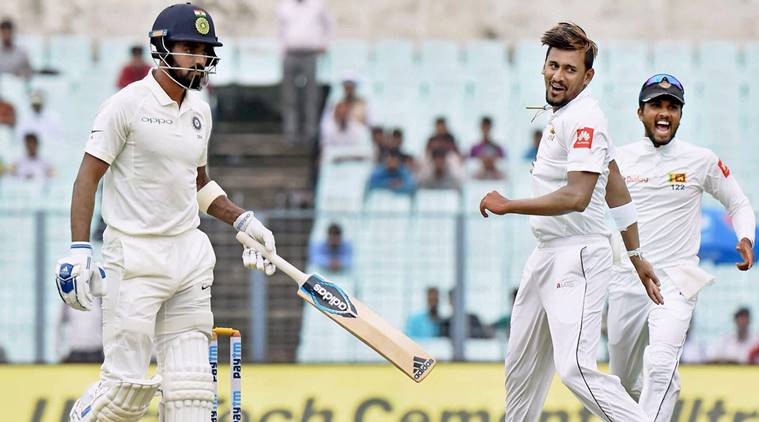 Lakmal's persistent line and length along with lateral movement saw him trouble the Indian batsmen.