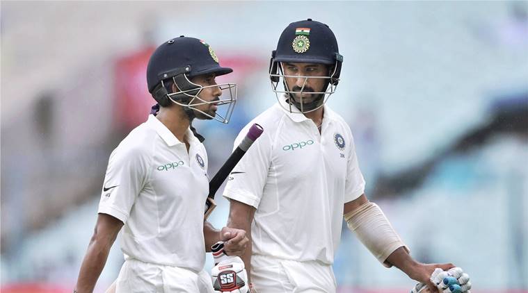 cheteshwar pujara and wriddhiman saha against sri lanka