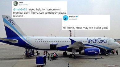 indigo, indigo twitter, indigo video viral, indigo staff delhi viral video, indigo funny man trolls, indigo funny tweets, indigo funny twitter reactions, indian express, indian express news