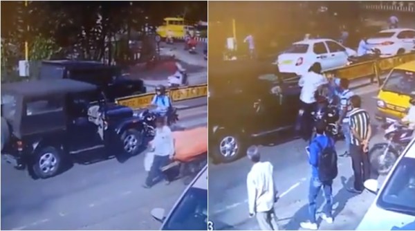 viral videos in india, viral videos today, viral videos in india today, viral videos in delhi, indore traffic video viral, indore traffic bike rider video viral, indore bike rider video truth, indian express, indian express news