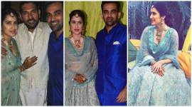 inside photos of Sagarika Ghatge and Zaheer Khan mehendi