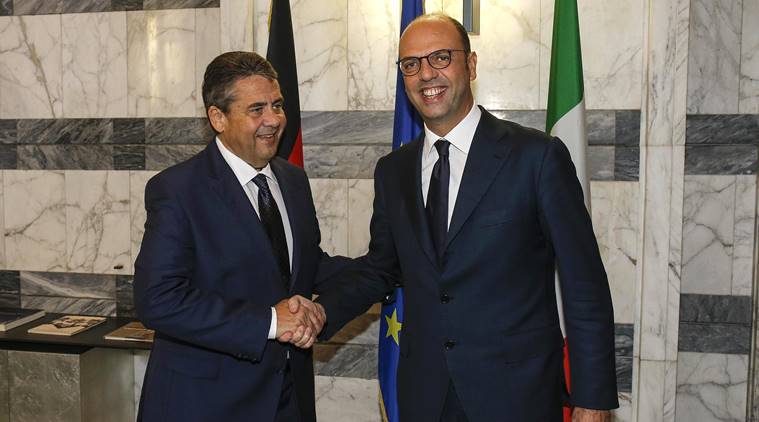 Italy, Germany, foreign ministers of Italy and Germany, Libyan patrols, United Nations, Libyan detention centers, Libya, world news, indian express news