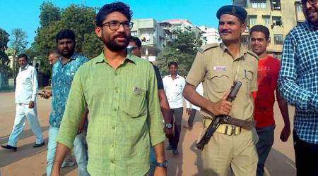 Gujarat elections, Jignesh Mevani, Jignesh mevani police protection, Jignesh mevani on BJP, Jignesh mevani surveillance, Hardik Patel, Alpesh Thakor, Narendra Modi, Vijay Rupani, Patidar Anamat Andolan Samiti, Ahmedabad news