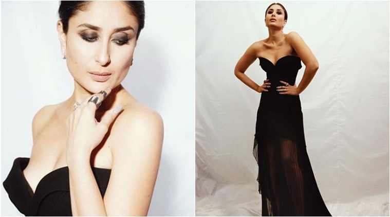 Kareena Kapoor, Kareena Kapoor Khan, Lux golden rose awards, Rhea Kapoor, Kareen style file, fashion news, entertainment news, indian express
