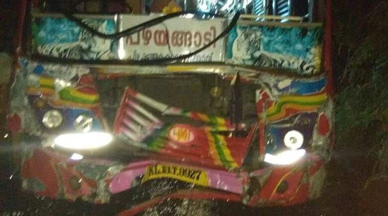 Kerala Private Bus accident, Kunnur bus accident, Kerala bus accident, Kerala news, indian express news
