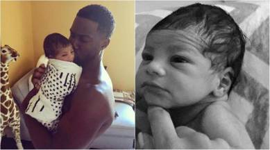 Kevin Hart introduces his newborn son Kenzo Kash to the world