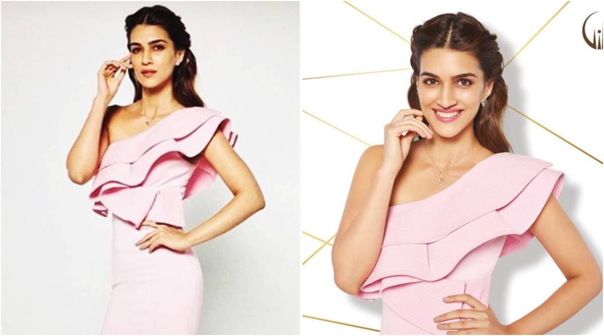 kriti sanon in pink gown