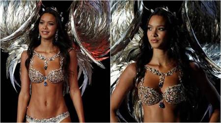 Victoria Secret's wonder bra unveiled by model Lais Ribeiro