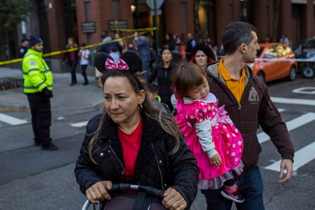 manhattan terror attack, mnhattan attack photos, new york terror attacks, manhattan truck attacks, us terror attack, new york van crash, us shooting, world news, indian express