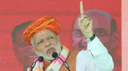 Prime Minister Narendra Modi is in Gujarat to boost BJP election campaign
