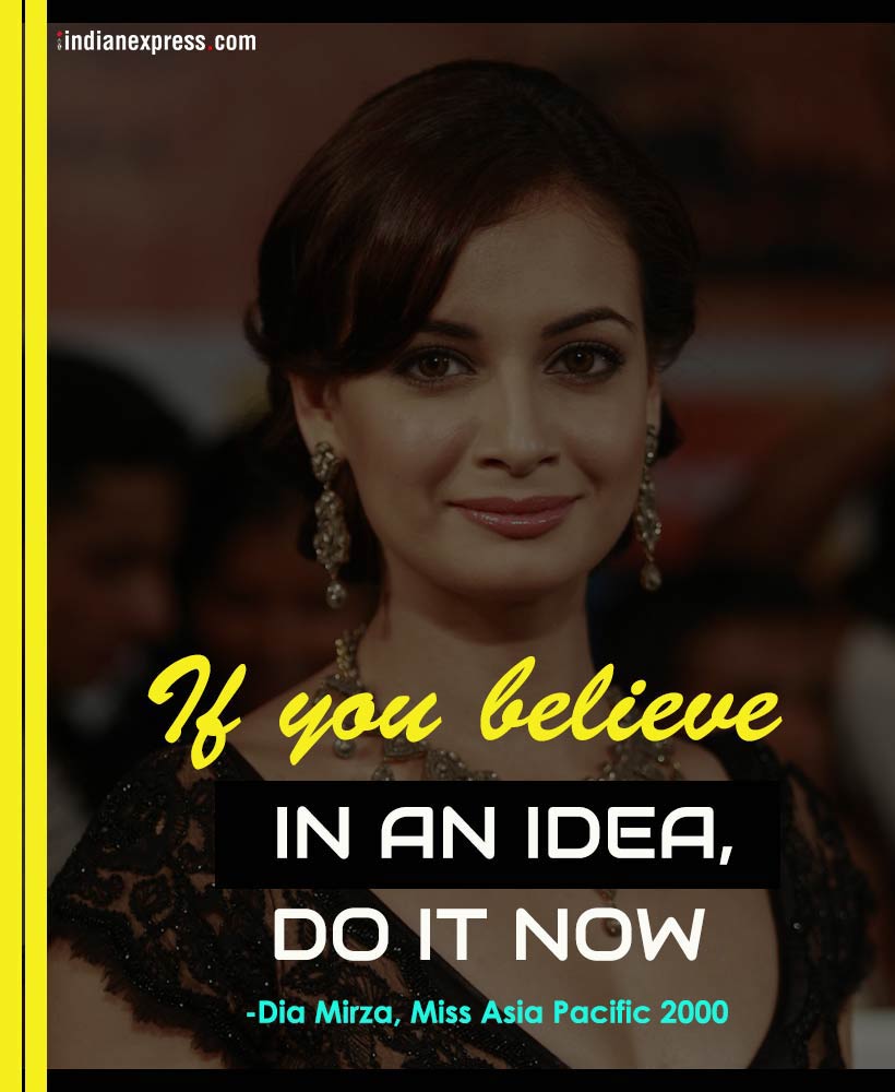 sushmita sen, aishwarya rai, miss world, dia mirza, zeenat aman, quotes by beauty pageant winners, inspirational quotes by beauty queens, manushi chhillar, indian express, indian express news