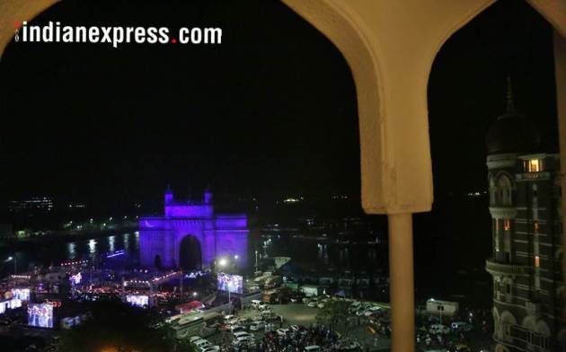 gateway of india photos, taj mahal hotel, indian express event, 26/11 event pics