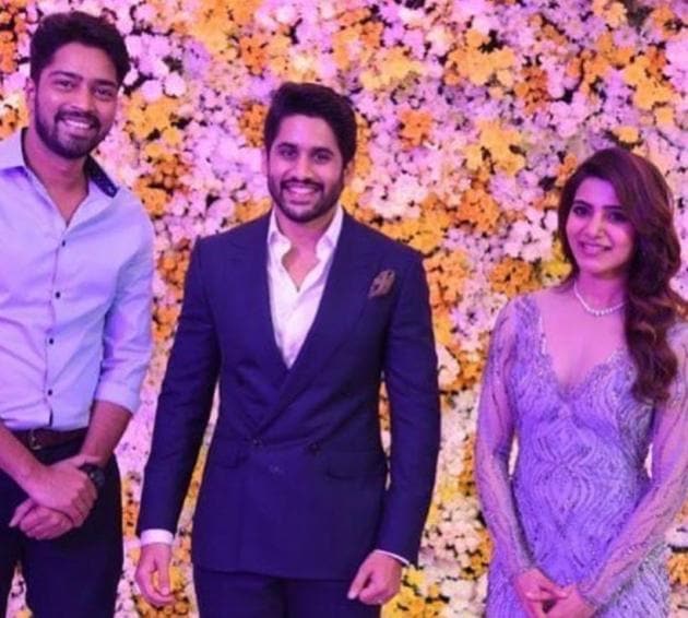 Naga Chaitanya and Samantha Ruth Prabhu’s wedding reception: Allu Arjun