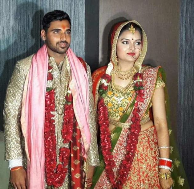 Bhuvneshwar Kumar weds Nupur Nagar