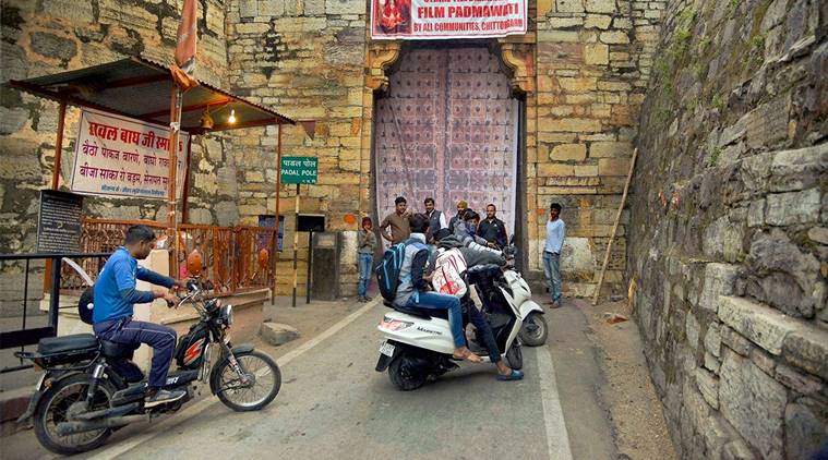 Padmavati protests at Chhittorgarh Fort