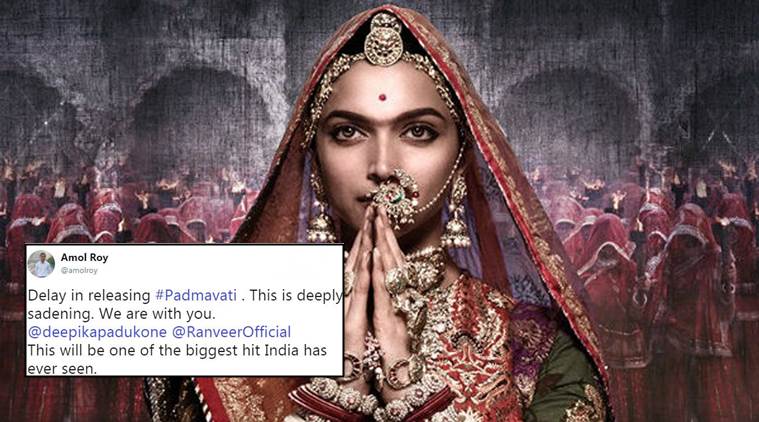 padmavati, padmavati delay, ranveer singh, deepika padukone, shahid kapoor,padmavati, ranveer singh twitter, ranveer singh compare joker, ranv eer singh heath ledger, twitter reactions, indian express, indian express news