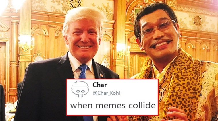 Donald Trump met the 'Pen Pineapple Apple Pen' singer and ...