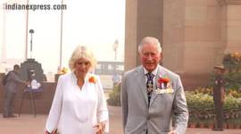 Prince Charles, Prince Charles pictures, prince charles india visit, prince charles delhi visit, delhi smog greets prince charles, indian express photos