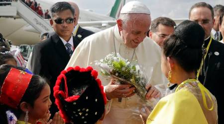 Pope Francis, Pope Francis Myanmar visit, Pope Myanmar visit, Pope Bangladesh visit, Rohingya crisis, Rohingya Muslims, world news, Indian express news