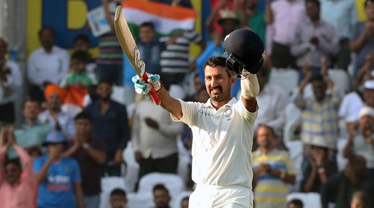 Cheteshwar Pujara smashed his 14th Test ton against Sri Lanka.