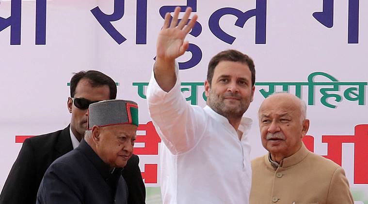Rahul Gandhi, Rahul Gandhi in Himachal, Himachal Pradesh 2017 elections, Himachal assembly elections, Virbhadra Singh, Narendra Modi, BJP, Congress, india news, indian express