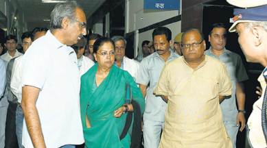 jaipur transformer blast, Vasundhara Raje