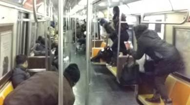 VIDEO: Rat in a subway train causes panic among commuters in New York |  Trending News,The Indian Express